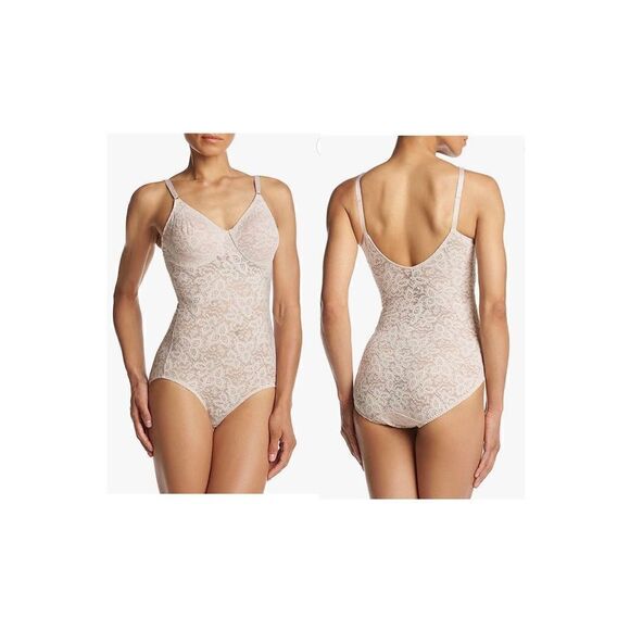 Bali Women's Shapewear Lace 'N Smooth Body Briefer - Picture 1 of 5